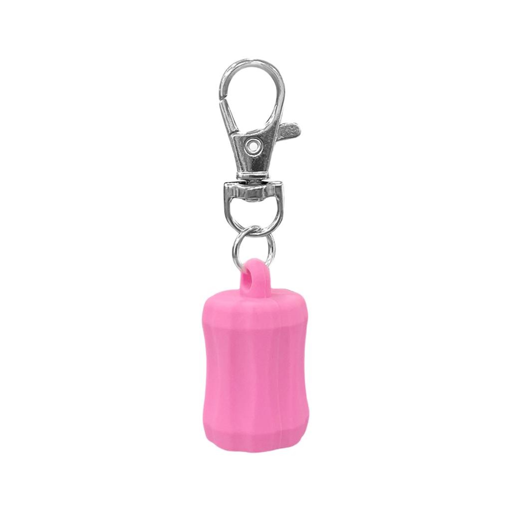 Initial Letter Keychain Caps for Lip Balm Replacement Cover Stylish Key Holder Practical Present for Women and Girls