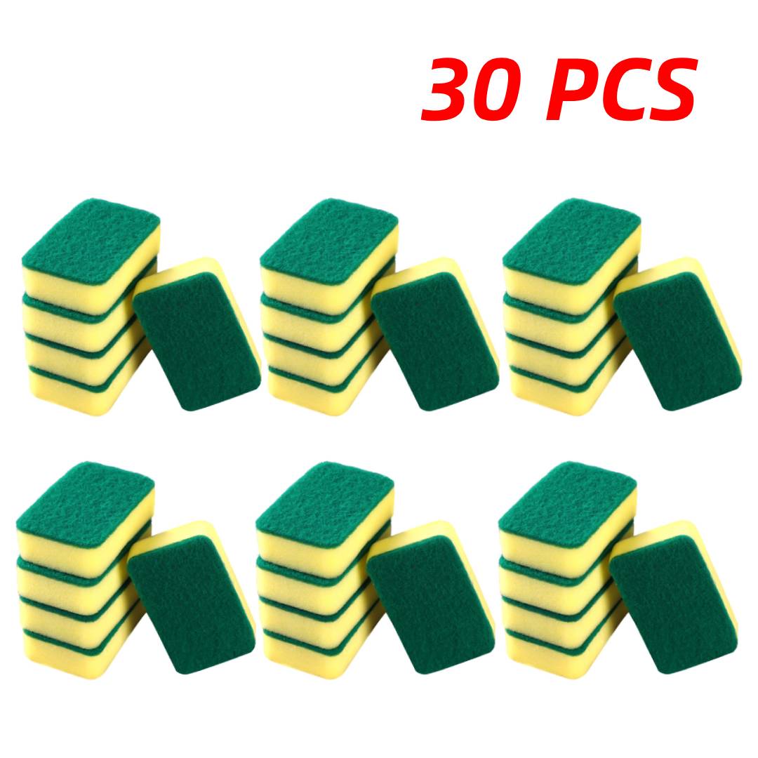 30 ШТ. Губка для мытья посуды Кухонная губка Блок для чистки Столовая посуда Кухонная утварь Металлическая посуда Столовая посуда Кухонный инструмент