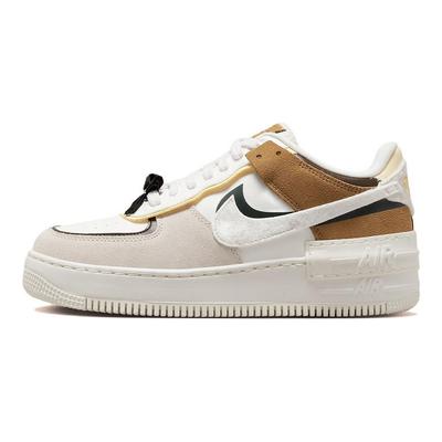Sneakers da Donna Air Force 1 Shadow Bling Crema Vela Legno Flottante Scuro FB1857-111