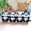 Adorable Plush Panda Keychain Super Soft Short Plush Stuffed Toy Bag Charm