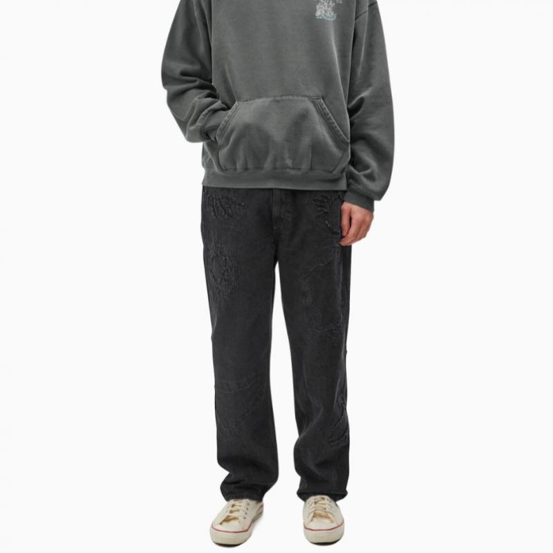 Thisisneverthat Tnt Felix Sleeve Jeans Black