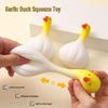 Garlic Duck Stress Relief Toy - Creative Slow Rebound Plush Ornament for Office Relaxation
