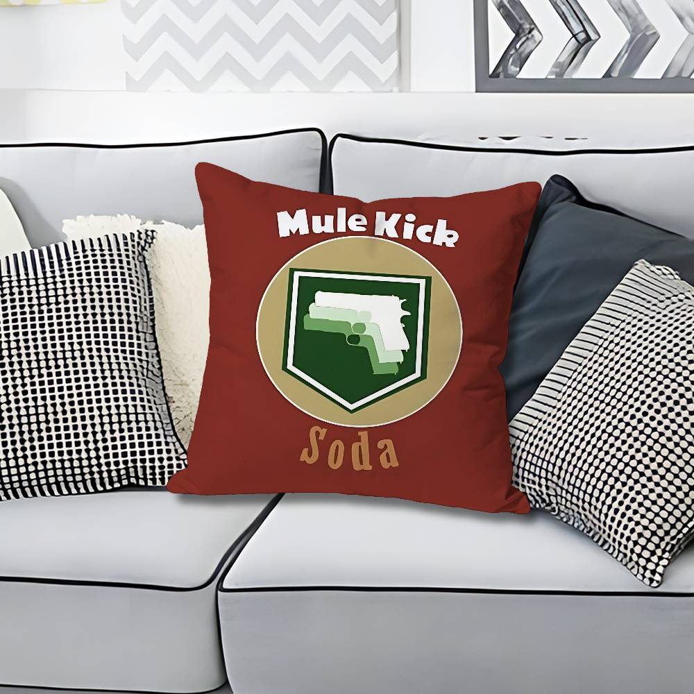 JJuggernog Revive Speed Soda Logo Celebrity Merchandise AllMatch Printed Pillow Case Sofa Car Office Room Decoration Protector