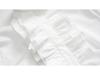 Allow Me to Shine Women's Ruffled High Neck White Poplin Cotton Shirt - Pony Brand Winter Collection