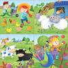 Progressive Farm Animal Puzzle - EDUCA - 4 Puzzles of 6 To 16 Pieces - For Children Aged 0 Months and Over
