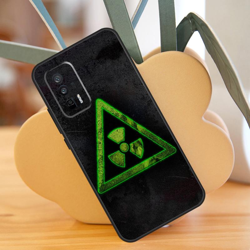 Nuclear Radiation Warning Sign Case For POCO F6 Pro X6 X5 X3 F3 F5 M6 M5s Xiaomi 13T Pro 11T 12T 12 13 Lite 14 Ultra Cover