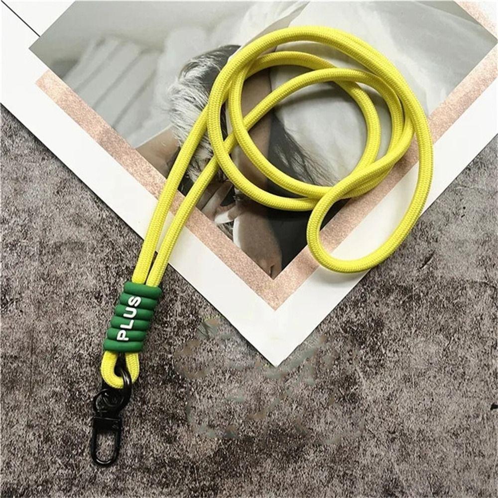 Phone Chain Neck Strap Keychain Metal Keyring ID Badge Holder Phone Lanyard  Hanging Rope