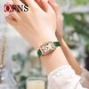 OFNS Women's Retro Roman Numeral Quartz Watch - Square Waterproof Wristwatch for Female Students