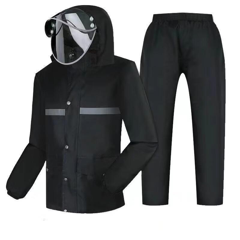 Reflective Oxford Cloth Two-Piece Rain Suit