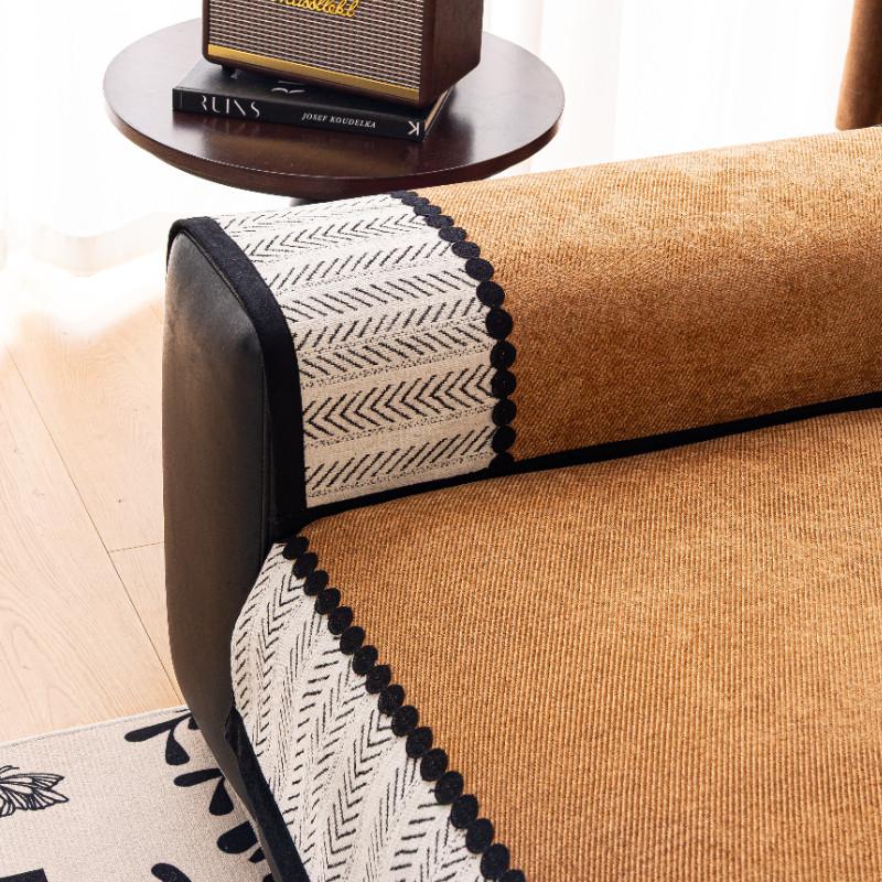 1Pcs Four Season Universal Chenille Sofa Cushion Anti-Slip Anti Cat Scratch Seat Cover Wear-resistant Furniture Protector