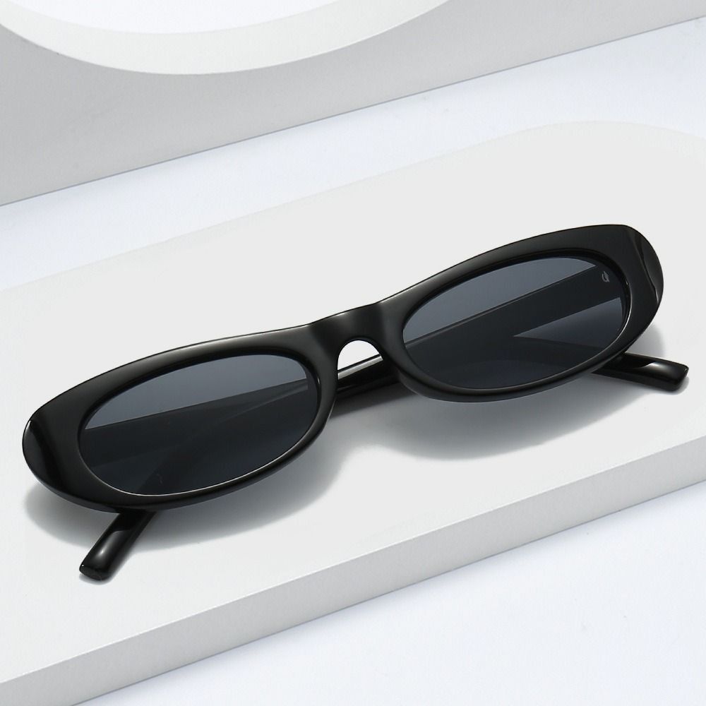 Retro Small Sunglasses for Women Small Oval Frame Sun Glasses Fashion Shades Polarized Eyewear UV375 Sunglasses Driving Goggles