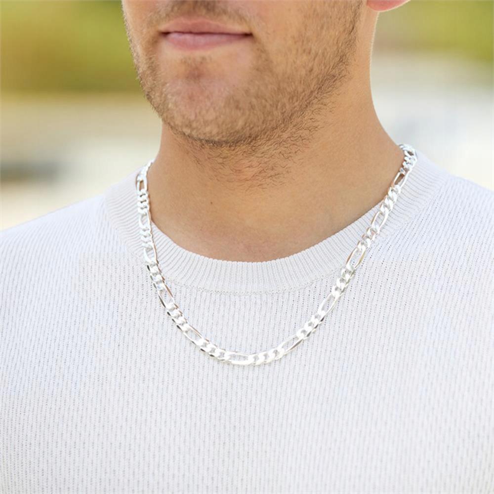 DIAMOND Silver Men' Bracelet Cuirass 23cm Bracelet + FREE