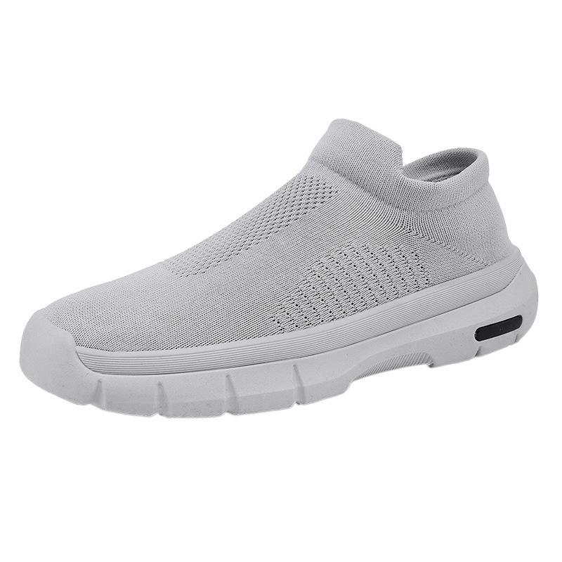 Feet Flying Woven Shoes Breathable Mesh Sports Shoes Summer Men's Shoes Daily Casual Running Travel Shoes Men's Street