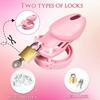 Male Chastity Cage Penis Lock With Lock Key Virginity For Men Breathable Cock Ring Men'S Cb Cock Cage Sm Urethra Lock Device Toy