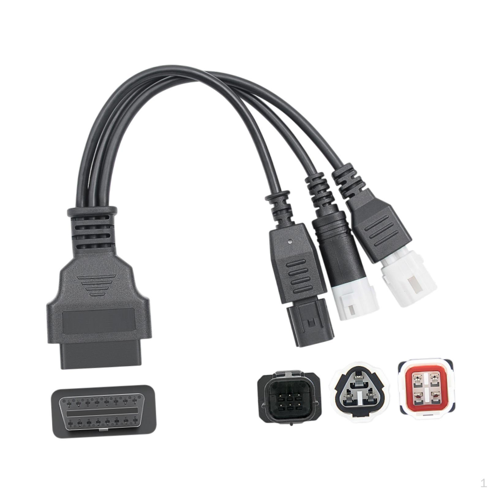 

Соединительный кабель Адаптер считывателя кодов неисправностей Универсальный Универсальный Диагностический Преобразователь чёрный