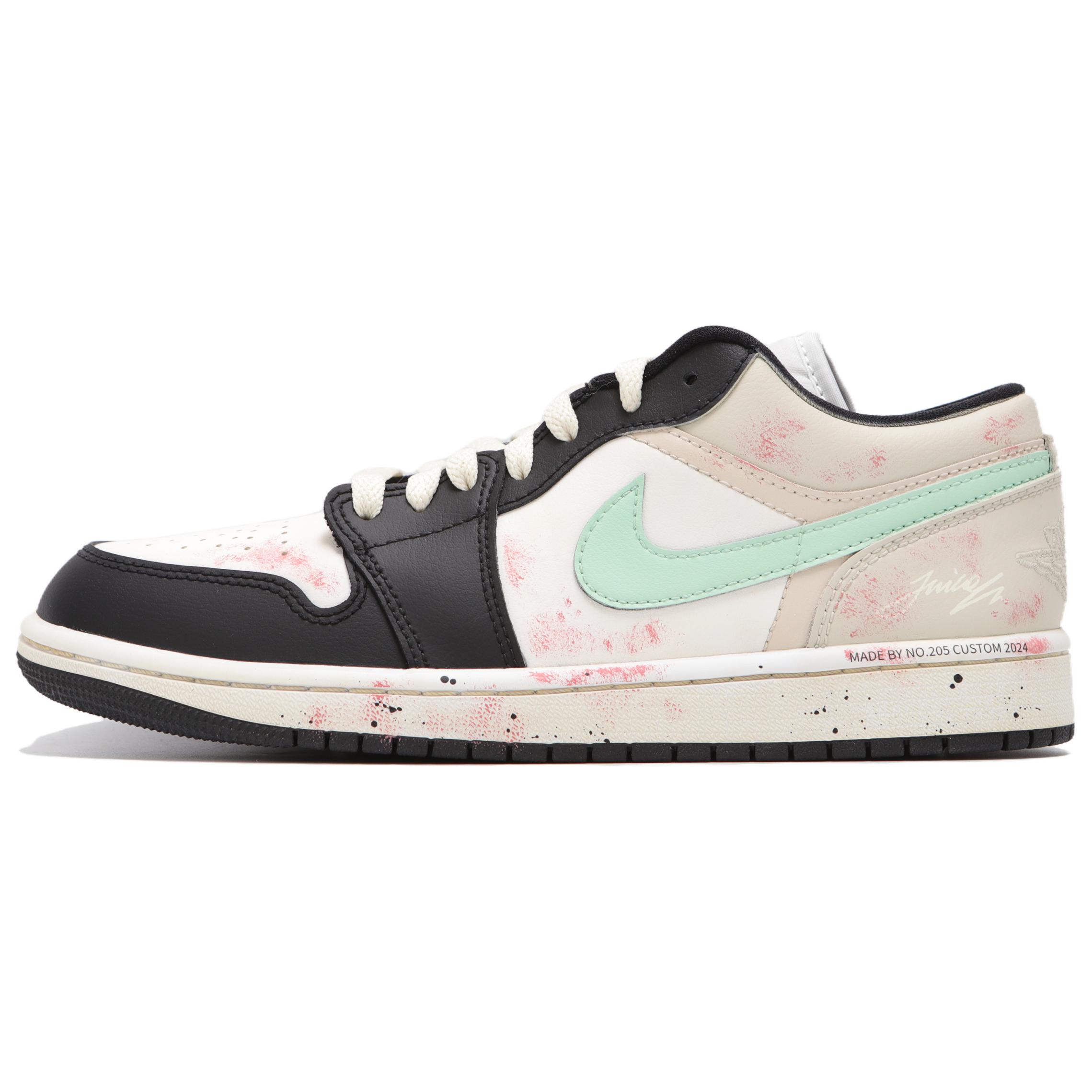 

Jordan Air Jordan 1 Abrasion Resistant Abrasion Resistant Low top Vintage Basketball Shoes Unisex Beige Black DC0774-101(Team24-) 42.5