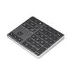 Mini Teclado Digital Inalámbrico 2.4G Teclado Numérico Bluetooth Teclado Recargable 35 Teclas Teclado Numpad para Android Window PC