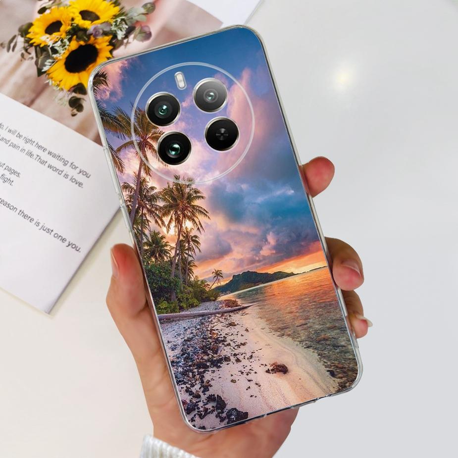 For Realme 12 Pro Plus Case New Fashion Painted Cover Clear Silicone Soft TPU Phone Case For Realme 12 Plus Realme12 Pro + Shell