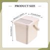 Tea Dregs Drainage Bucket Dustbin Container with Lid Home Office for Ceremony Table Accessories