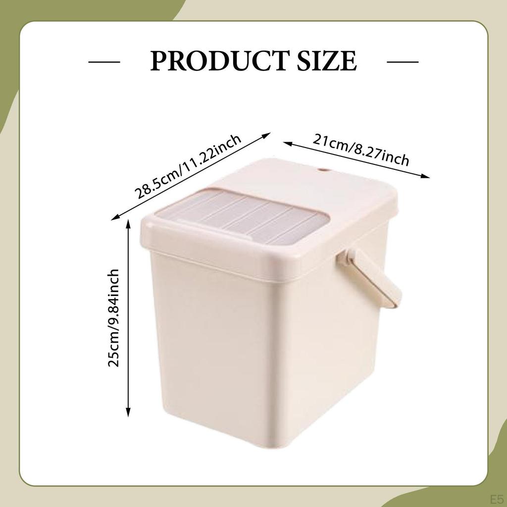 Tea Dregs Drainage Bucket Dustbin Container with Lid Home Office for Ceremony Table Accessories