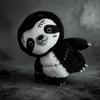 Sloth Plush Toys Dark Series Toys Halloween Party Atmosphere Decorations Funny Realistic Decorative Ornament Gift For Friend