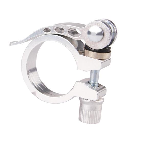 Bike Seat Post Clamp Lightweight Quick Release Aluminum Alloy 25.4 31.8 28.6 34.9 Universal Mountain Road Bicycle Seatpost Collar