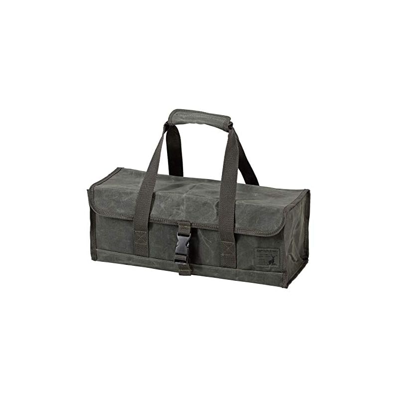 Captain Stag (CAPTAIN STAG) Outdoor Toolbox/Tool Bag, Cotton Canvas, Medium, Olive, UL-2043