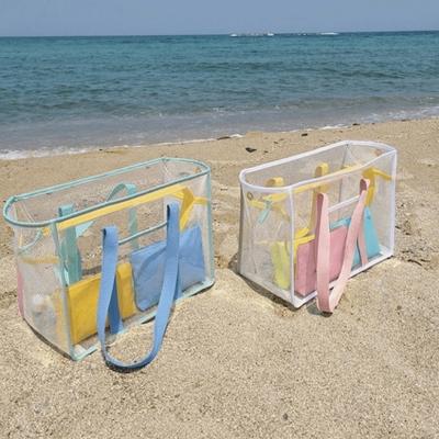 Waterproof Design Transparent Beach Bag Transparent PVC Storage Bag  Fitness Swimming