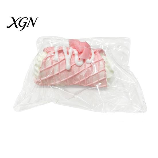 Decompression Toy Simulated Strawberry Cake Squeeze Anxiety Relieving Fruit Chocolate Wafer Roll Slow Rebound Stress Ball Sensory Soft