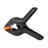 10pcs 4inch A Type Black Multifunctional Plastic Spring Clamp Clip DIY Woodworking Tool