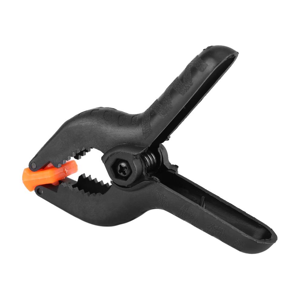 10pcs 4inch A Type Black Multifunctional Plastic Spring Clamp Clip DIY Woodworking Tool