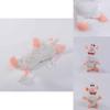 Adorabile Anime Buba Boba Maialino Bianco Brownie Peluche Morbido Giocattolo Riempito Per Bambini