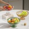 Fruit Plate Coffee Table Fruit Plate Candy Snack Plate Elegant Fruit Bowl Set For Kitchen Organization And Storage