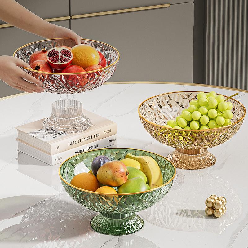 Fruit Plate Coffee Table Fruit Plate Candy Snack Plate Elegant Fruit Bowl Set For Kitchen Organization And Storage