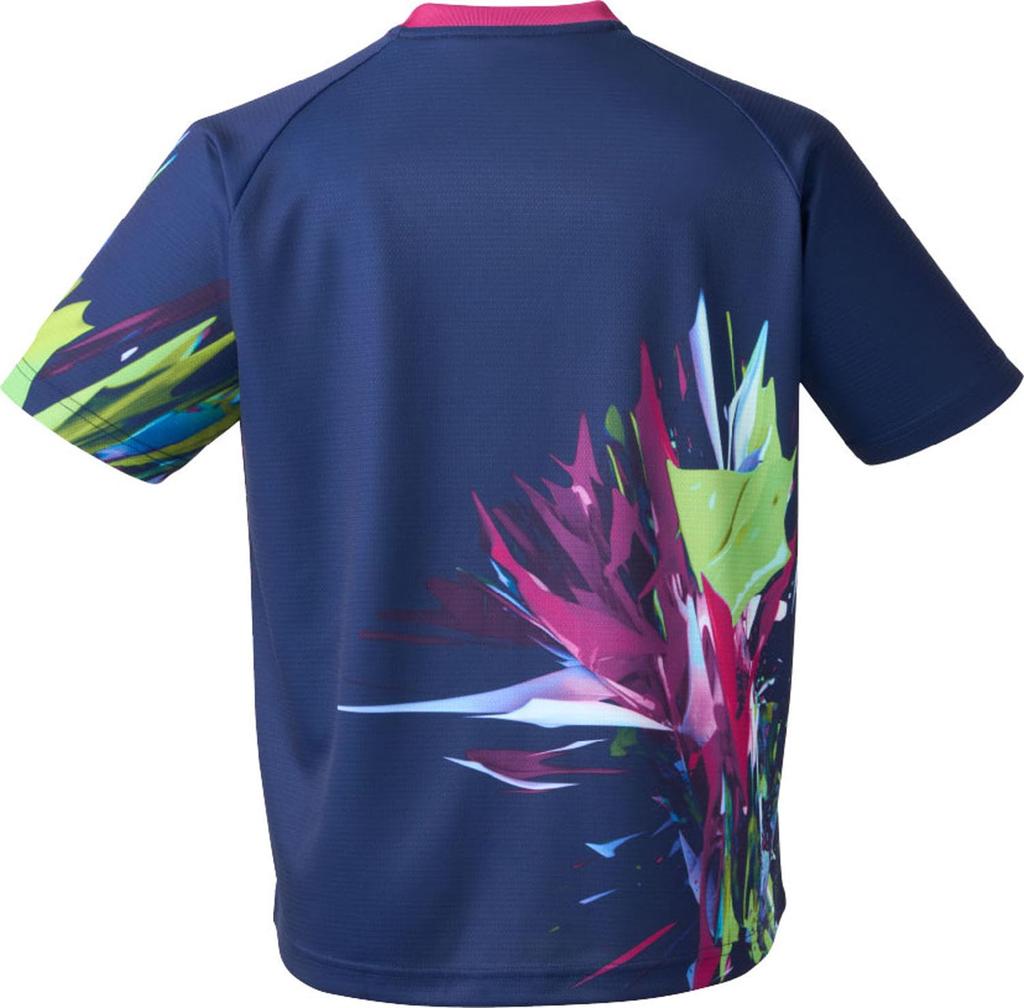 Nittaku Tischtennis Spiel Tischtennis Dehnbares Helles Aufblitzen Größe L Shirt, J.T.T.A (Japan Association) Zugelassen, Unisex, Feuchtigkeitsableitend,