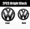 DIG1 2pcs Car Logo Front Grille Rear Trunk Emblem Sticker For VW GTI Golf MK6 MK7 Polo Passat CC Tiguan T-ROC Jetta Arteo Accessories