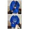 Men's Oversized Crew Neck Sweatshirt Letter Print Casual Pullover Top