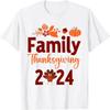 Family Thanksgiving 2024 Turkey Thanksgiving Matching Group T-Shirt