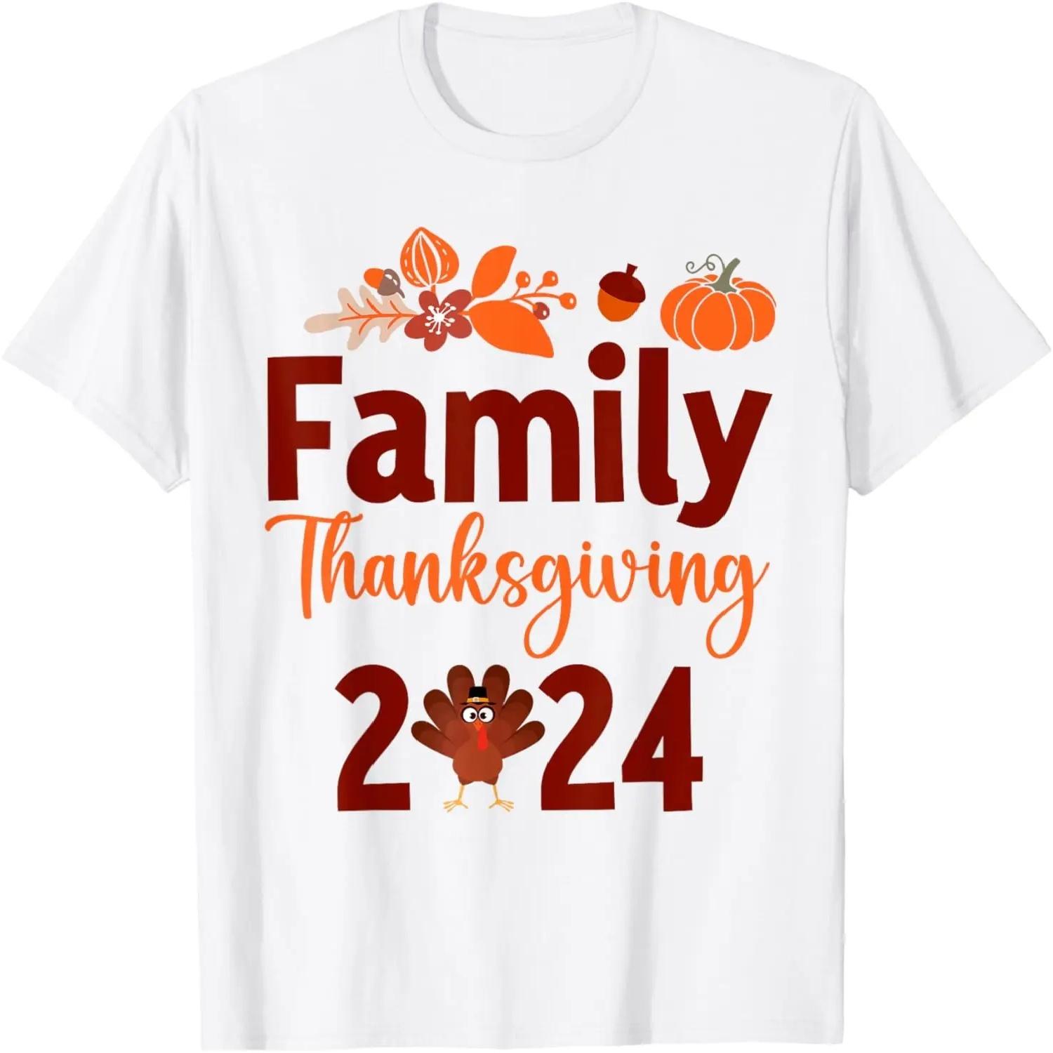 Family Thanksgiving 2024 Turkey Thanksgiving Matching group T-Shirt S