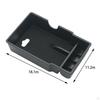 Automotive Central Armrest Storage Box Large Capacity Replacement Black Spare Parts pp Professional