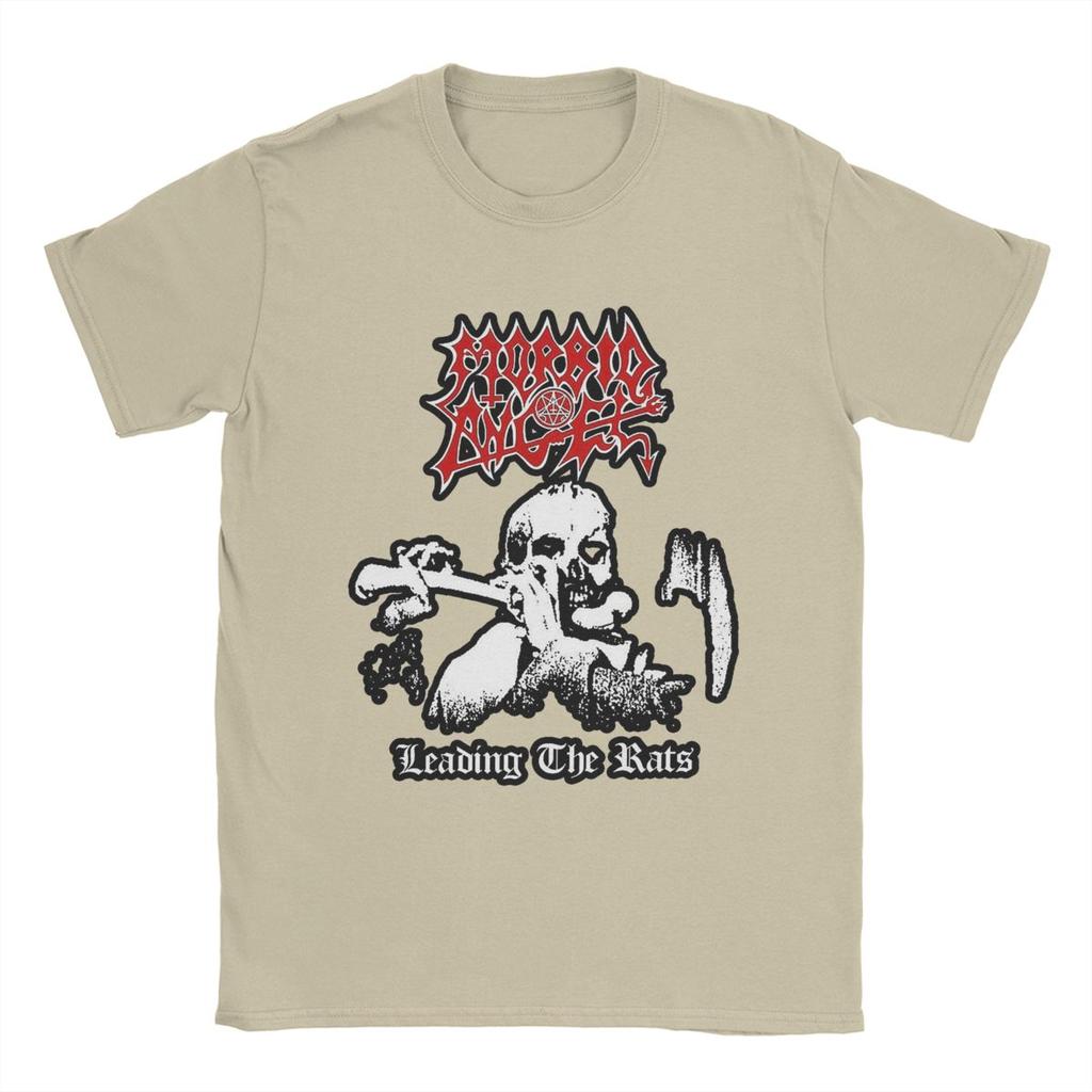 Morbid Angel T-Shirt for Men Band Novelty 100% Cotton Tee Shirt Crew Neck Short Sleeve T Shirt 4XL 5XL Clothes