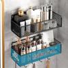 Bathroom storage rack Household toilet Wall-mounted storage and finishing washstand Large non-punching rack