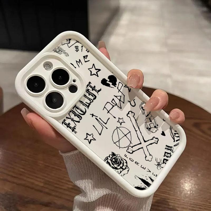 Lil Peep Hell Boy Rapper Phone Case for iPhone 16 Case iPhone 15 14 13 12 Mini 11 Pro Max 16 Plus XS 15Pro Shockproof Back Cover