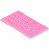 Russian Letters Mold Liquid Silicone Cake Chocolate Mold DIY Baking Mold for Bakery HomePink
