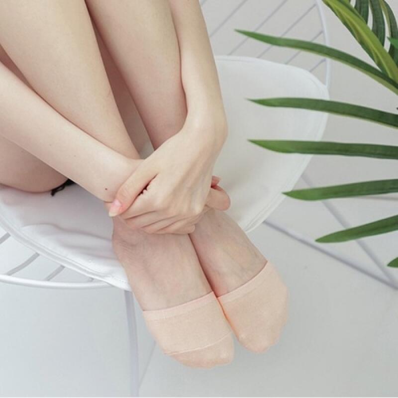 

Mule Bloafer Half Socks Slippers 3 Colors [Special socks for wearing with half-front half-vans] black