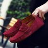 Spring and Autumn Men's Shoes Doudou Shoes Large Size Driving Shoes Low Top Anti-Fur British Flat Casual Shoes