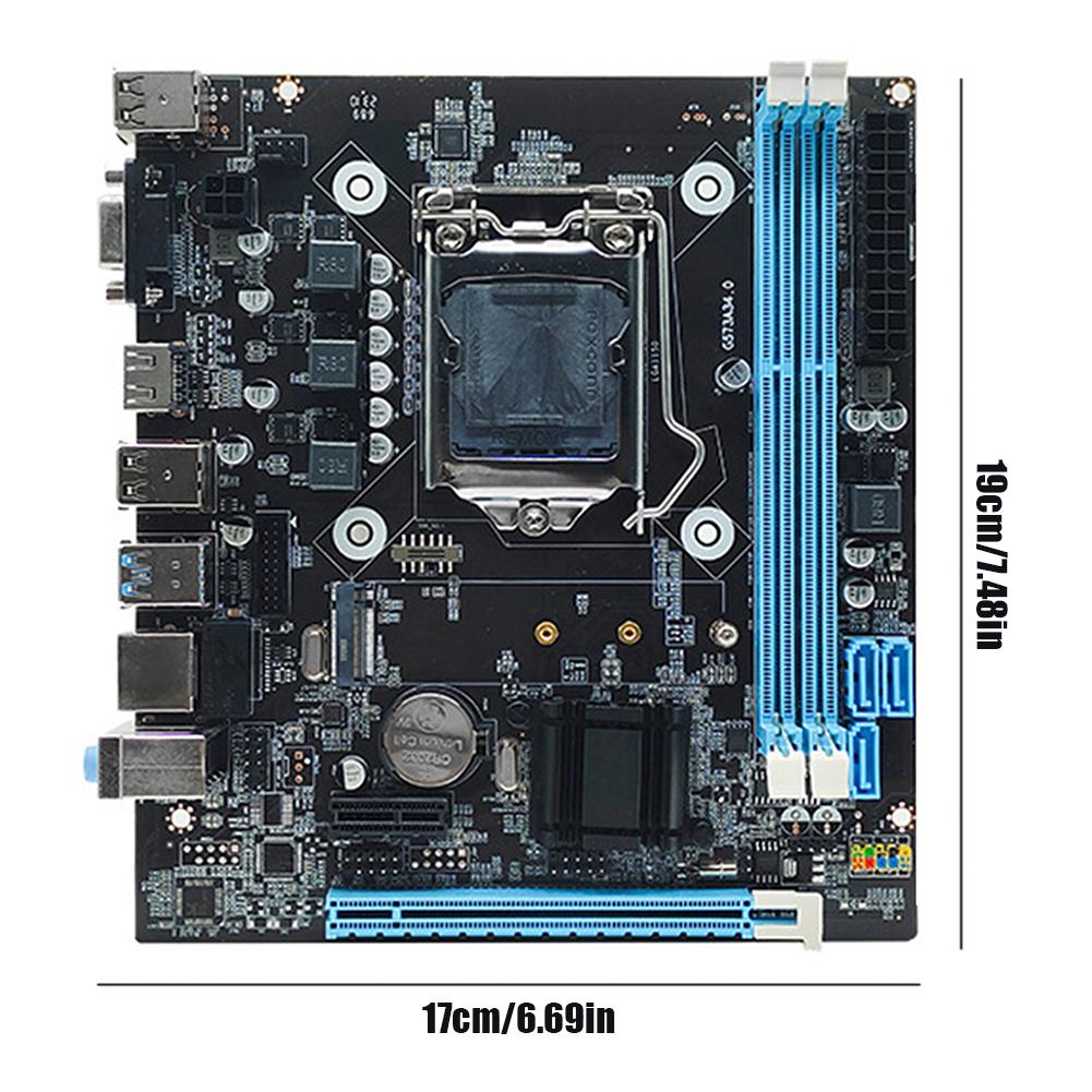 H81 M.2 NVMe Gaming Motherboard - LGA 1150 Micro ATX PC Motherboard With DDR3 Support
