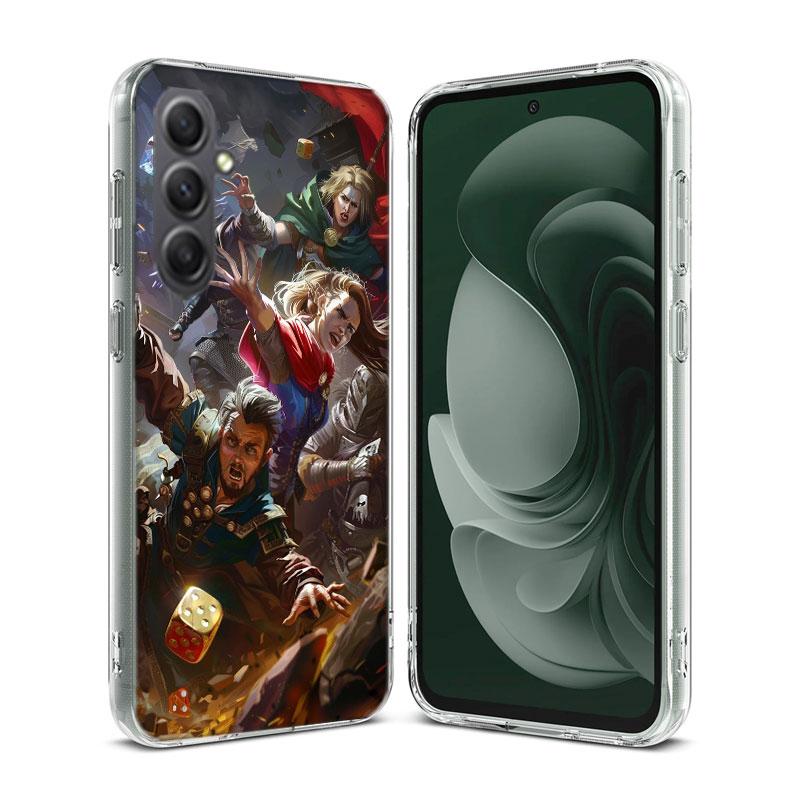 Game D-Dungeons D-Dragons D-DND Phone Case for Samsung A16 A26 A36 A56 A17 A37 A57 A07 A06 A02S A03 A04S A05S Galaxy Note 20 10