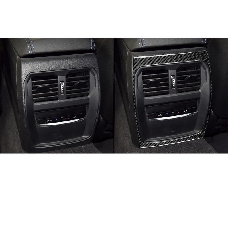 Carbon Fiber Car Accessories Rear Air Vent Frame Modified Interior Cover Sticker For BMW 3/4 Series G20 G28 G22 G23 G26 21-2025