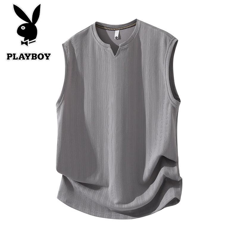 PLAYBOY Men s Summer Ice-Feel Quick-Dry Vest M